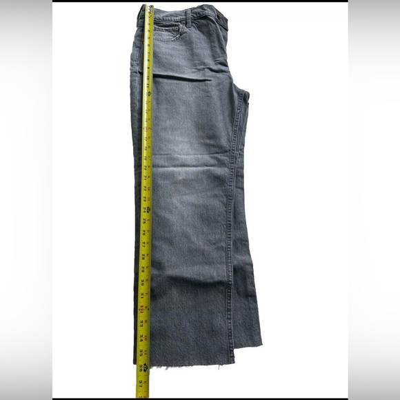 Gap Women's Cheeky Straight High Rise Jean 32/14 short Gray NEW - Picture 9 of 13